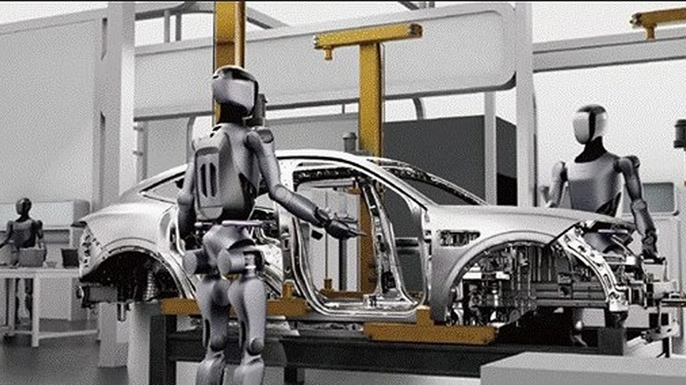 GRx-robot da Fourier para a indstria transformadora. Imagem: Fourier Intelligence. Fonte: IFR