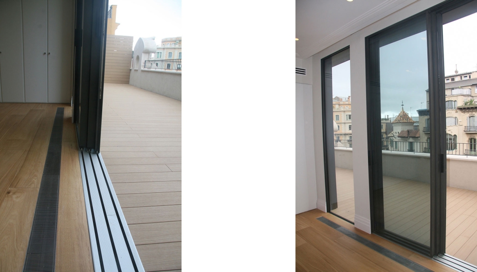 A esttica fina, de linhas retilneas e elegantes da Srie minimalista E-150 da Extrual, com caixilhos perimetrais ocultos e calhas embutidas...
