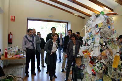 Bonig durante su visita al Centro de Educacin Ambiental