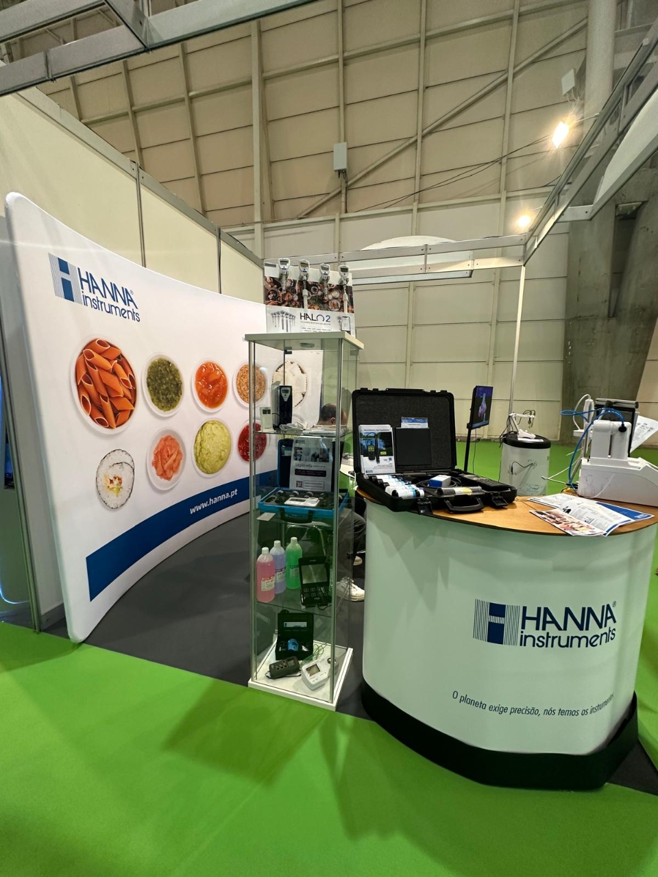 O stand da Hanna Instruments