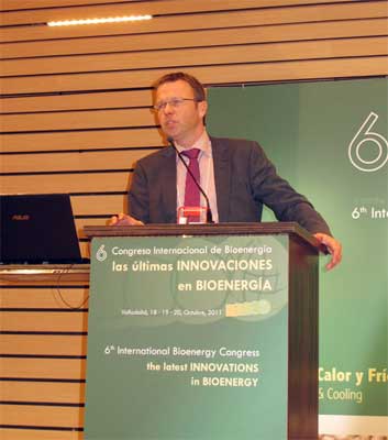 Gustav Melin, presidente de la Asociacin Europea de la Bioenerga, durante el VI Congreso Internacional de Bioenerga