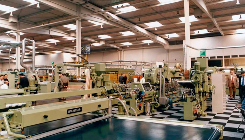 Stand de Barbern en Ligna 1981. Foto: Ligna