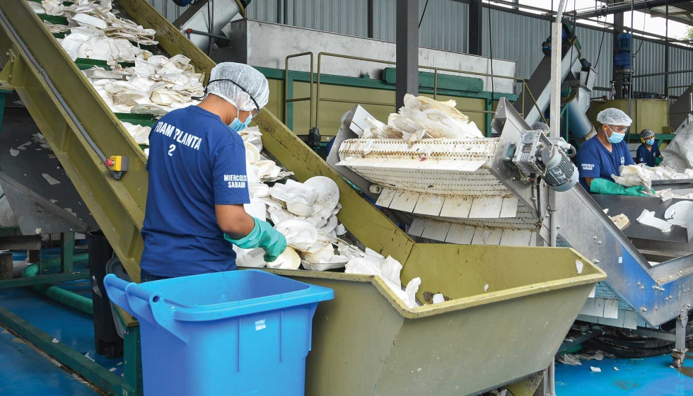 Triagem de embalagens de Poliestireno ps-consumo