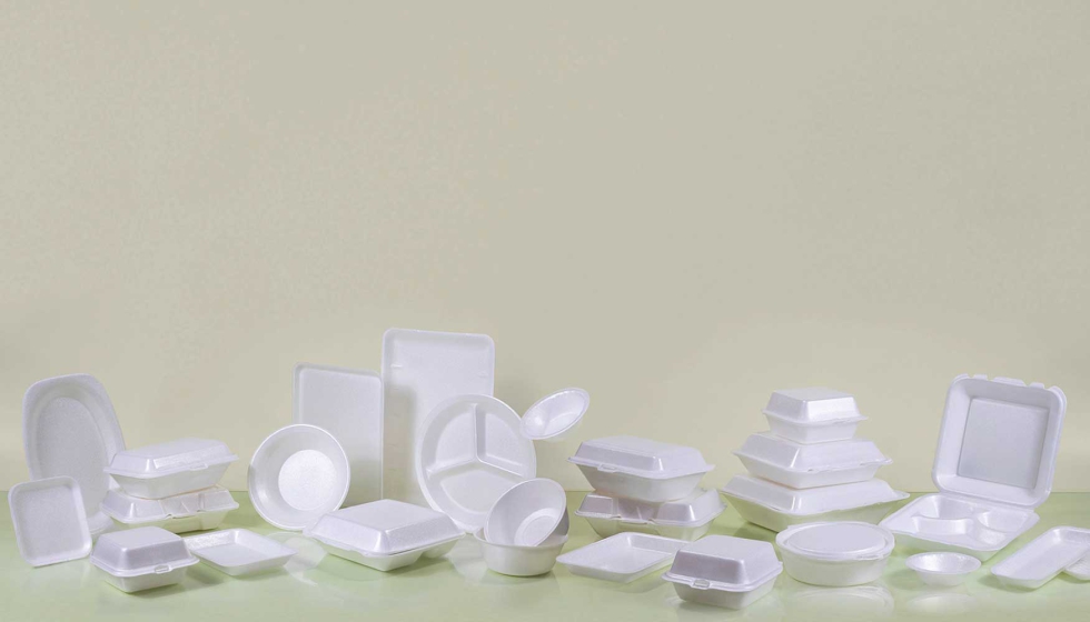 Embalagens de PS da Plastlit com contedo reciclado ps-consumo