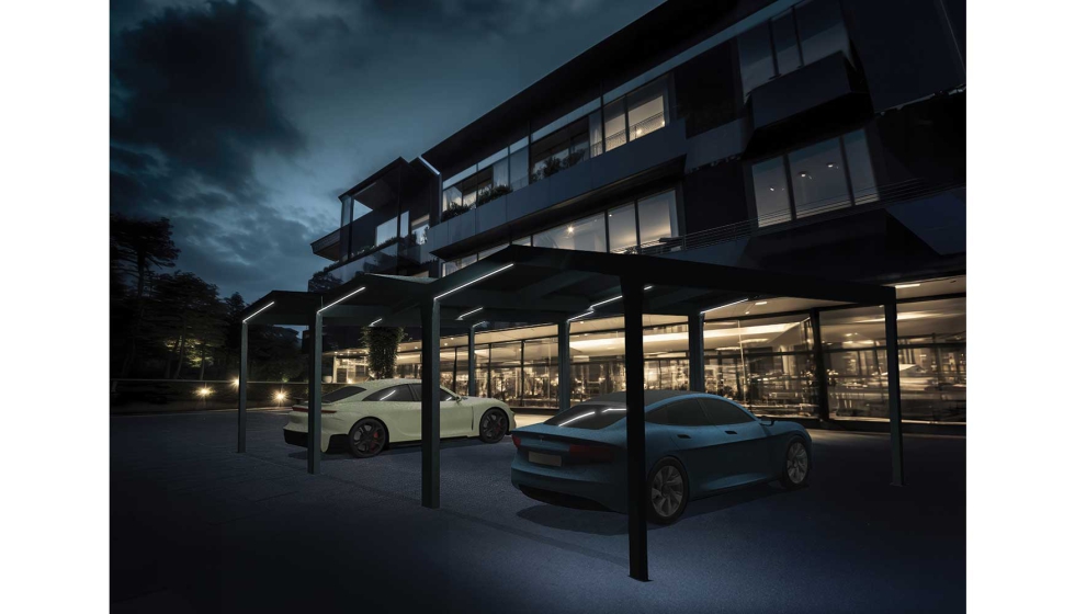 Los carports fotovoltaicos de Mitjavila combinan un dise�o moderno y elegante con la m�s alta calidad