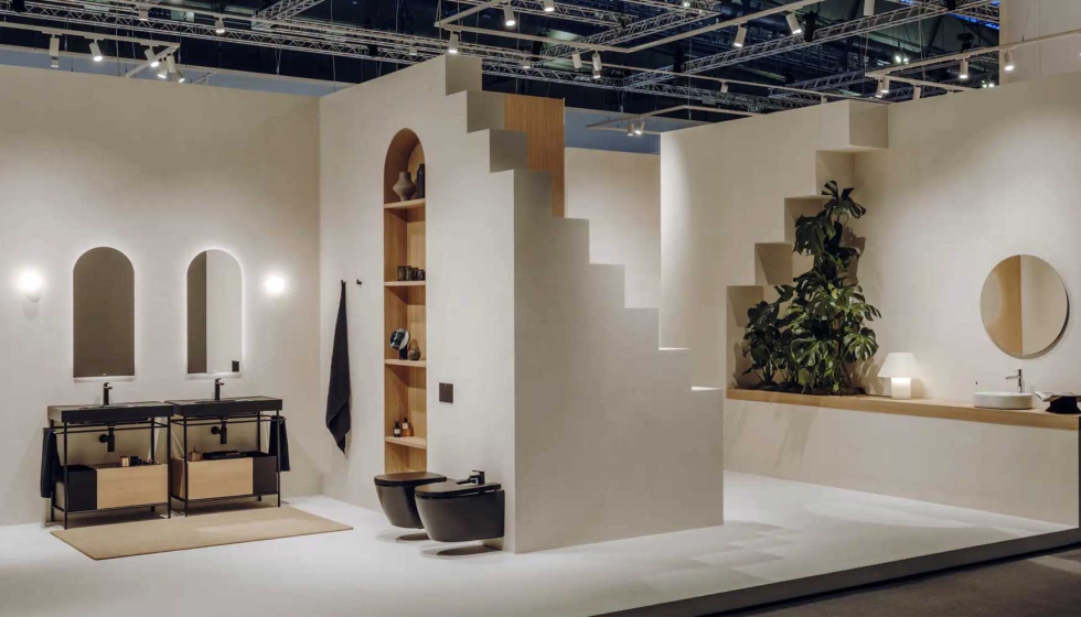 La colecci�n de ba�o Meridian es un claro ejemplo del estilo de vida mediterr�neo en el espacio del ba�o