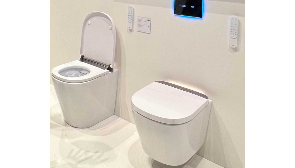 In-Wash Vorea integra todas las funcionalidades de un inodoro inteligente con un dise�o elegante y familiar