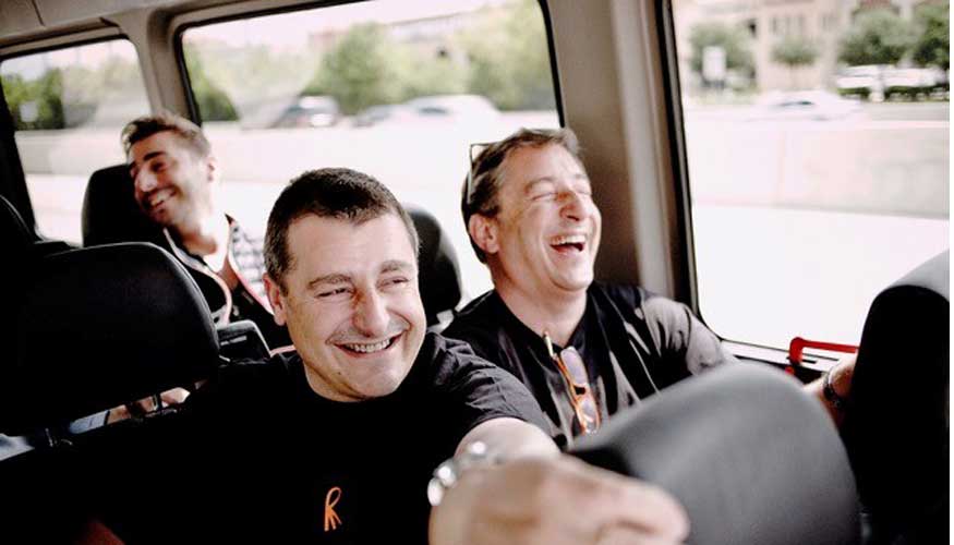 Los hermanos Roca en una campaa a favor de la alimentacin sostenible. Foto: ONU