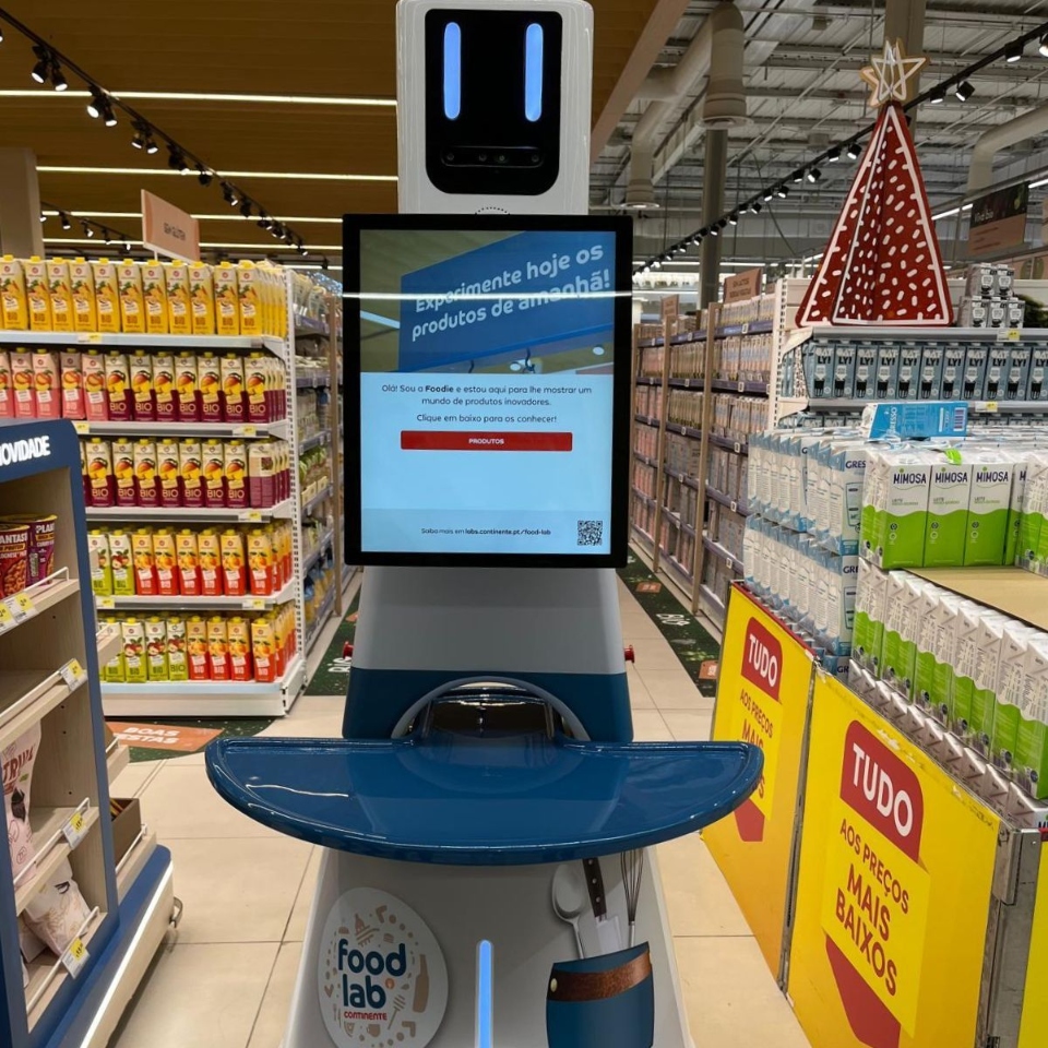 Foodie, um robot de assistncia ao cliente no Food Lab