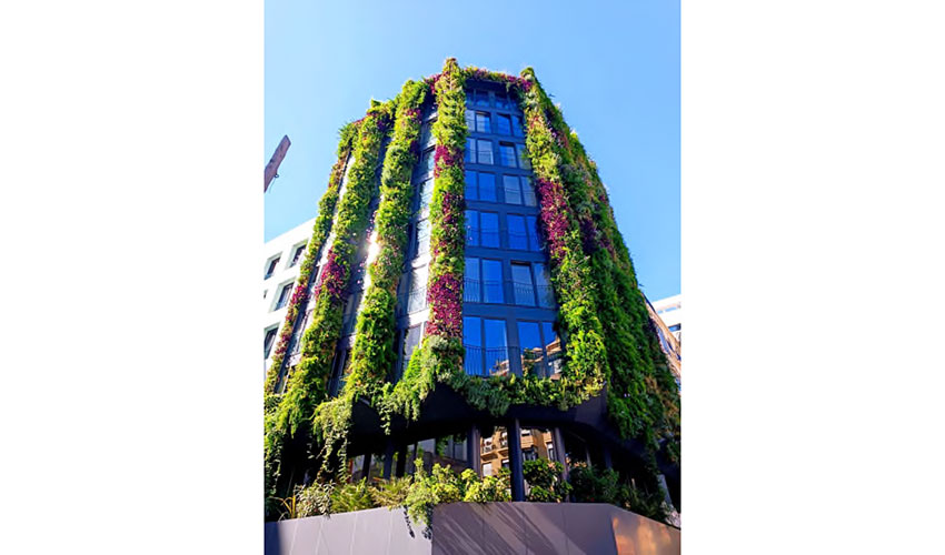 Jardim vertical em Alicante