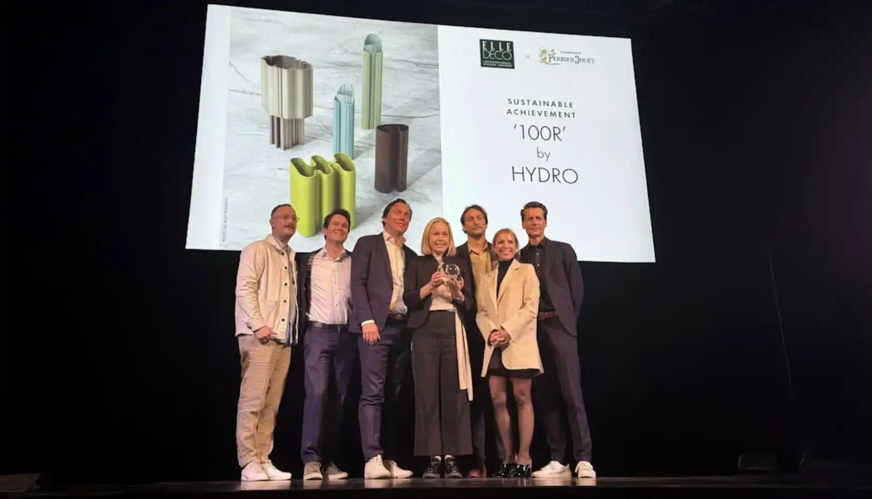A Hydro recebeu o prmio EDIDA na Semana do Design de Milo...