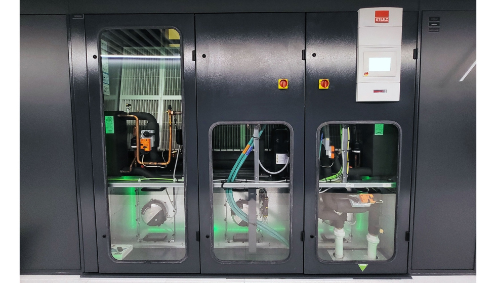 Vista interior de los equipos de precisi�n