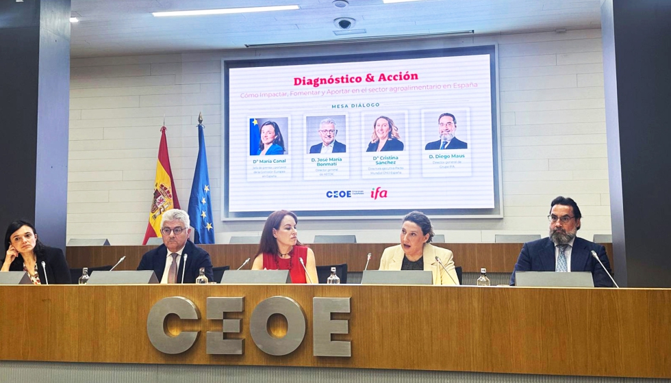 Mesa redonda organizada por Grupo IFA: 'Diagnostico & Acci�n: C�mo Impactar, Fomentar y Aportar en el sector agroalimentario en Espa�a...