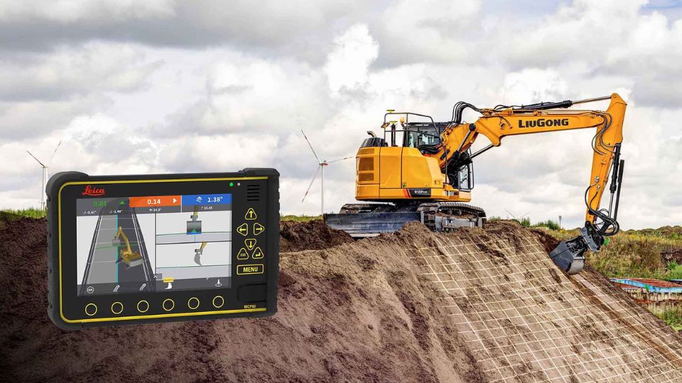 Colaborao entre a Liugong e a Leica Geosystems