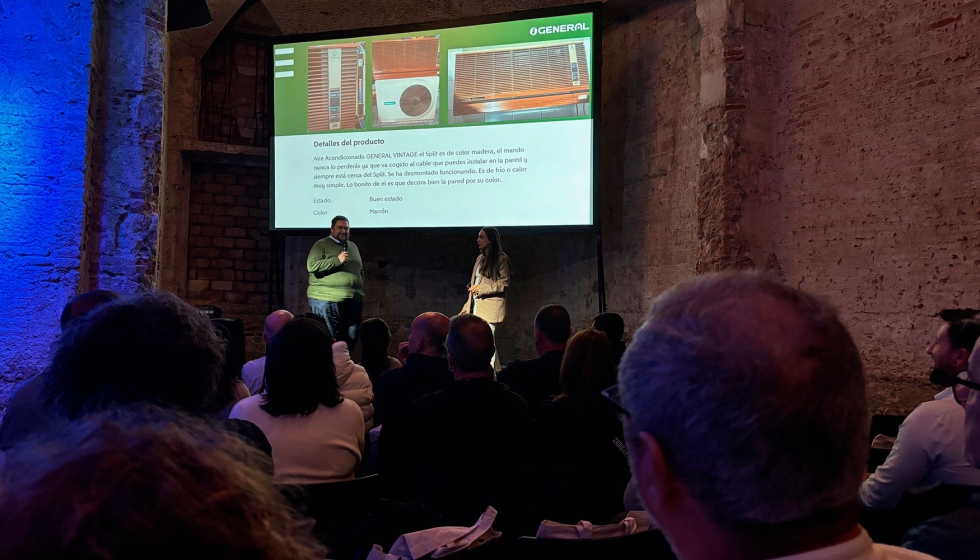 Las presentaciones fueron a cargo de la directora de Energ�as Renovables y Proyectos de Eurofred, Marta Tom�s...