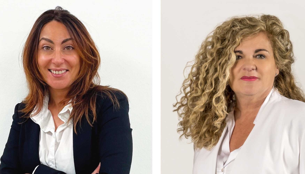 Antonella Ceraso, international consumer products director de DeAPlaneta Entertainment, y Rosa Ballester, directora general de Safta...
