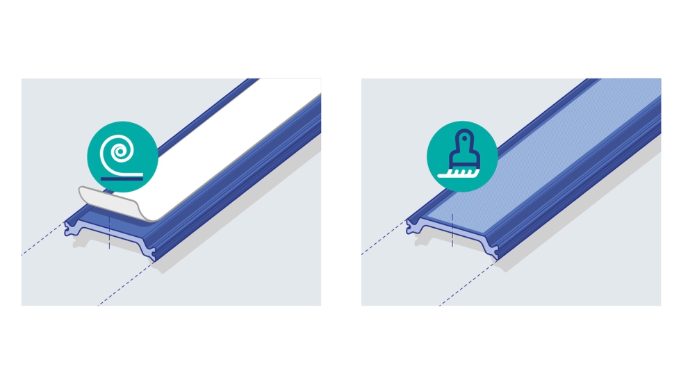 Film adhesivo y Coating Prime