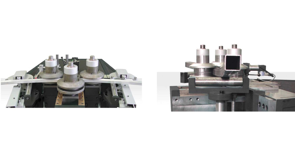 La RB3 garantiza un curvado �ptimo incluso en perfiles complejos, con radios de curvatura muy reducidos