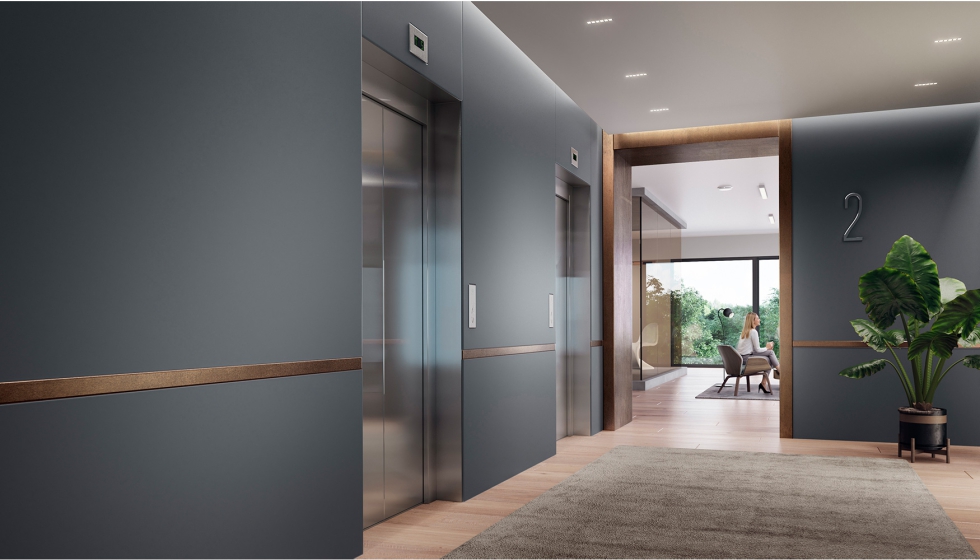 Revestimiento interior con Matelac T gris