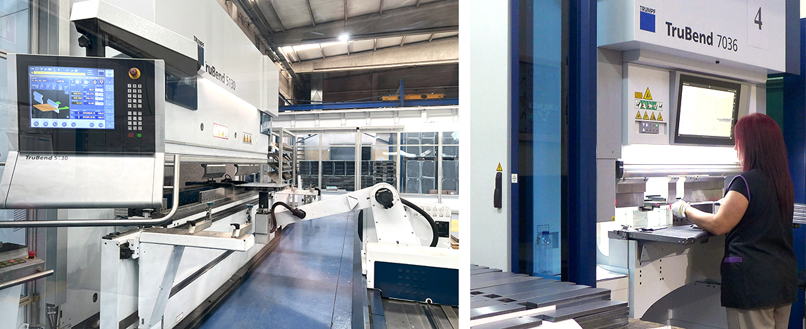 A nova interface instalada nas mquinas Trumpf TruBend &quote;facilita o trabalho do operador...