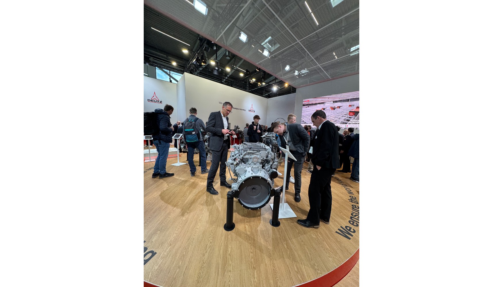 Las innovaciones de Deutz volvieron a suscitar un gran inters entre los asistentes a Bauma