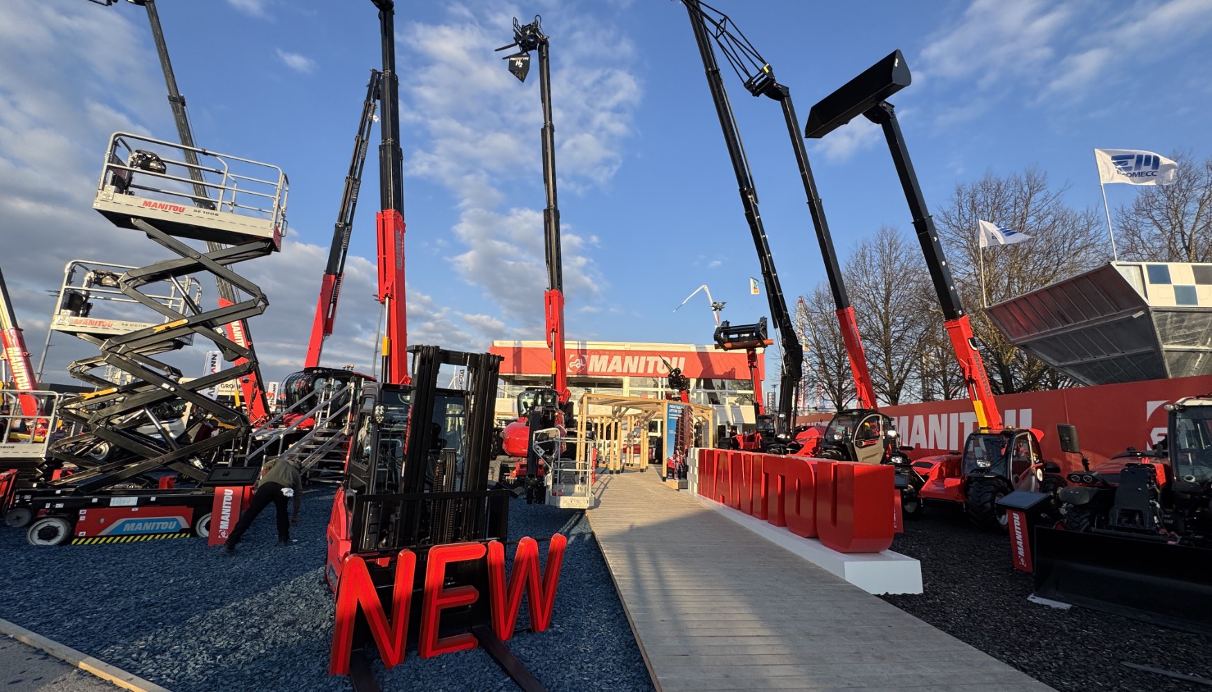 Stand de Manitou en Bauma 2025