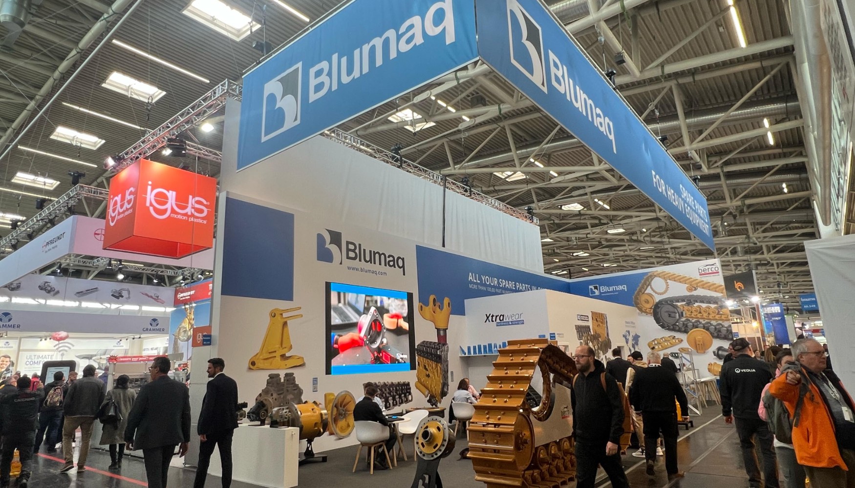 Stand de Blumaq en Bauma 2025