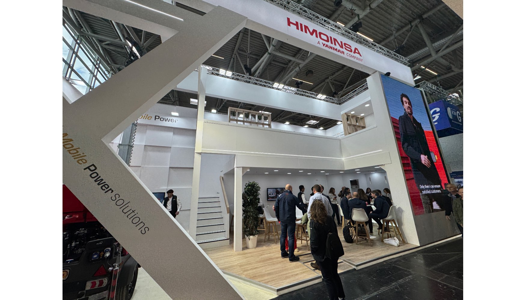 Stand interior de Himoinsa en Bauma 2025