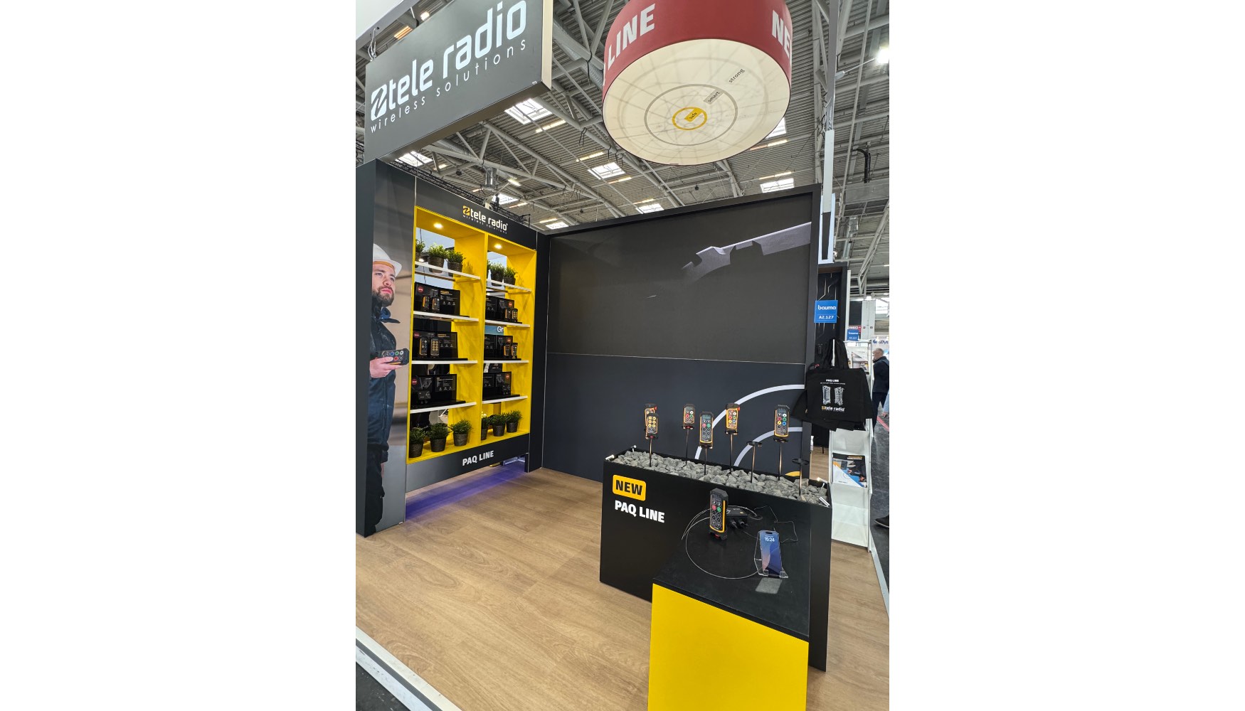 Stand de Tele Radio en Bauma 2025