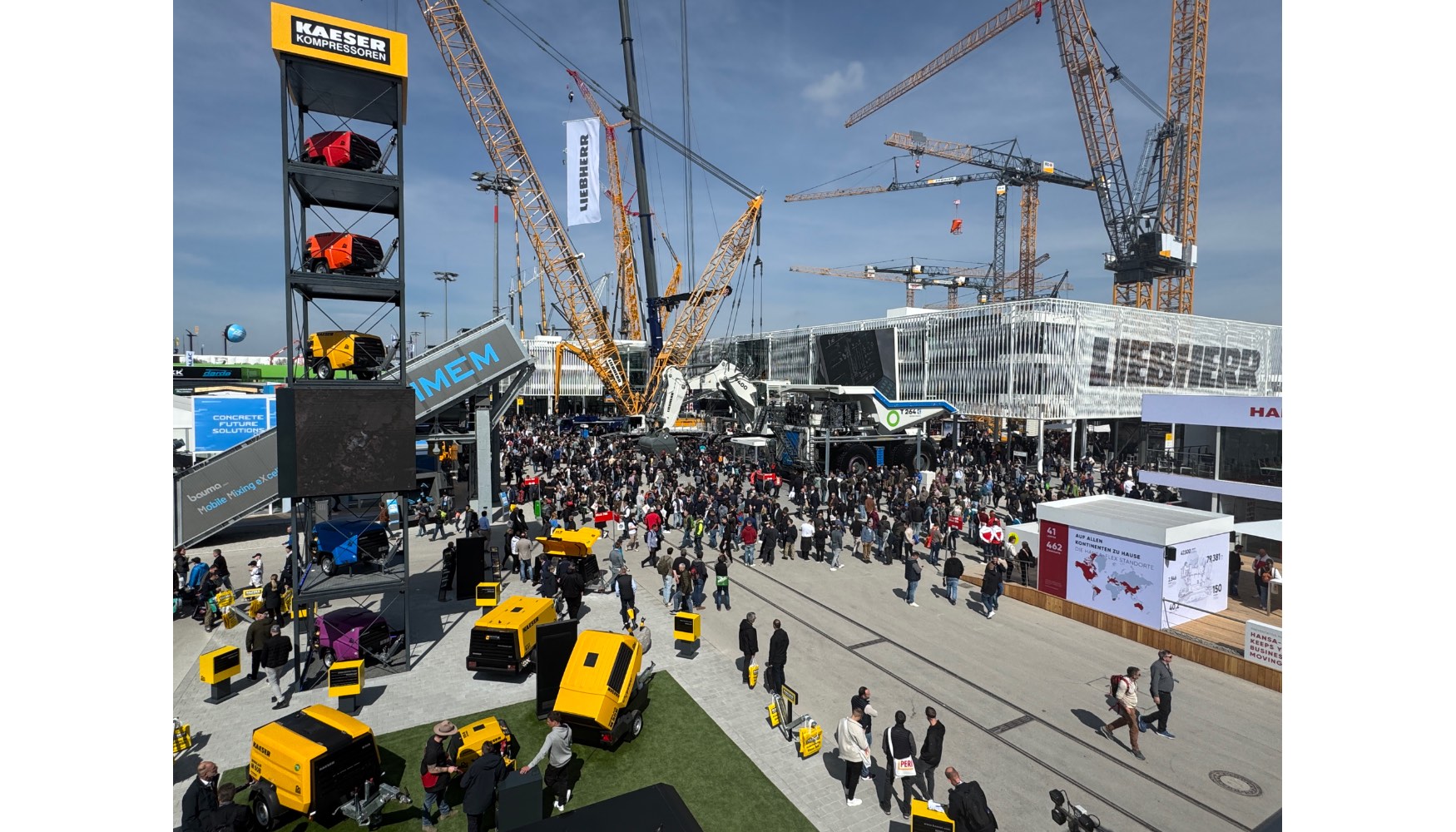 Stand de Kaeser en Bauma 2025