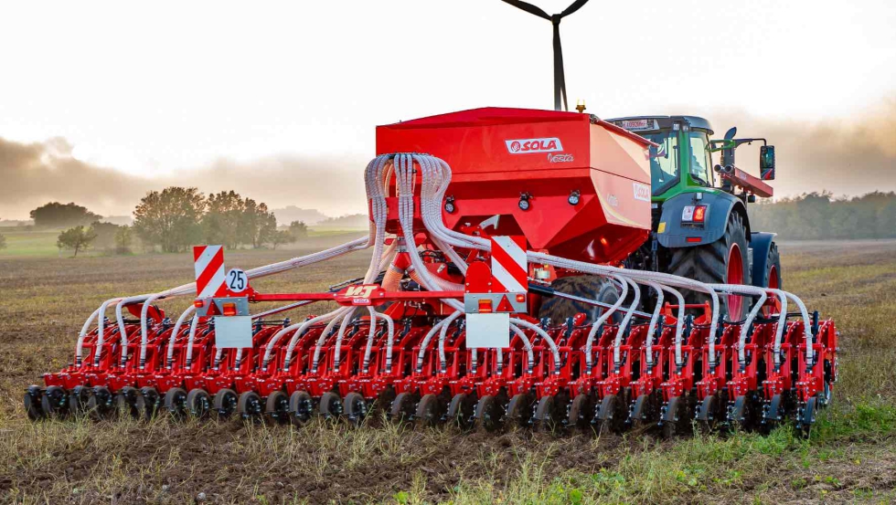 El dise�o modular de la sembradora NT permite configuraciones de 3, 5, 6 y 7 metros