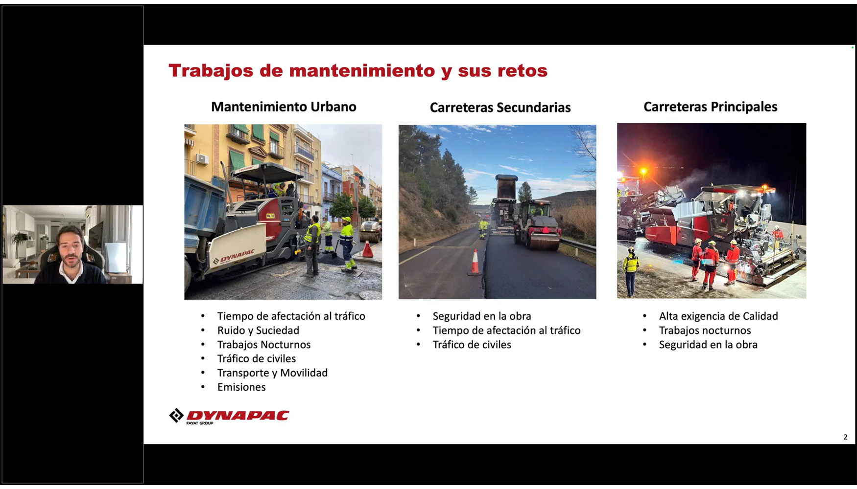 Thiberio Tans, director general de Dynapac para el sur de Europa