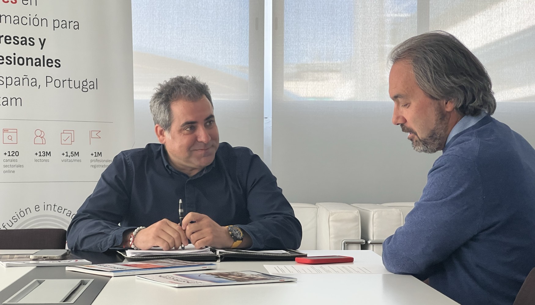 Mariano Fern�ndez, CEO de Solma Hisp�nica, entrevistado por David Mu�oz, director del �rea de Construcci�n e Infraestructuras en Interempresas...