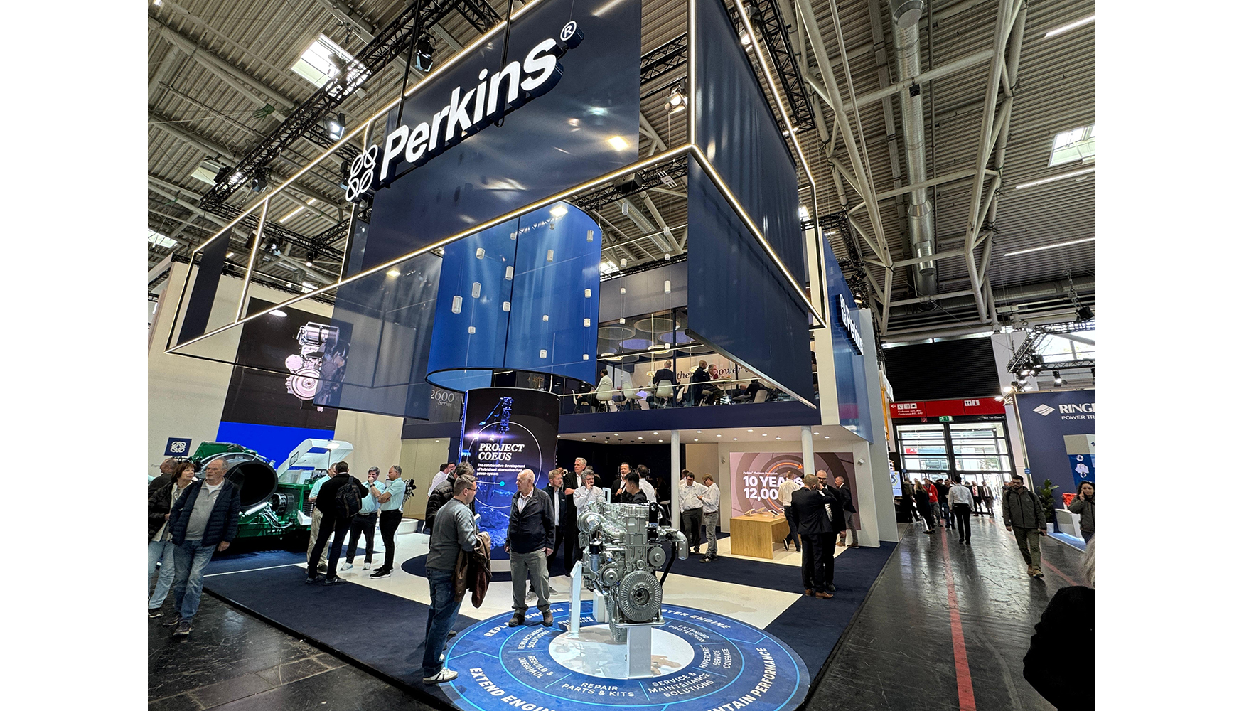 Stand de Perkins en Bauma