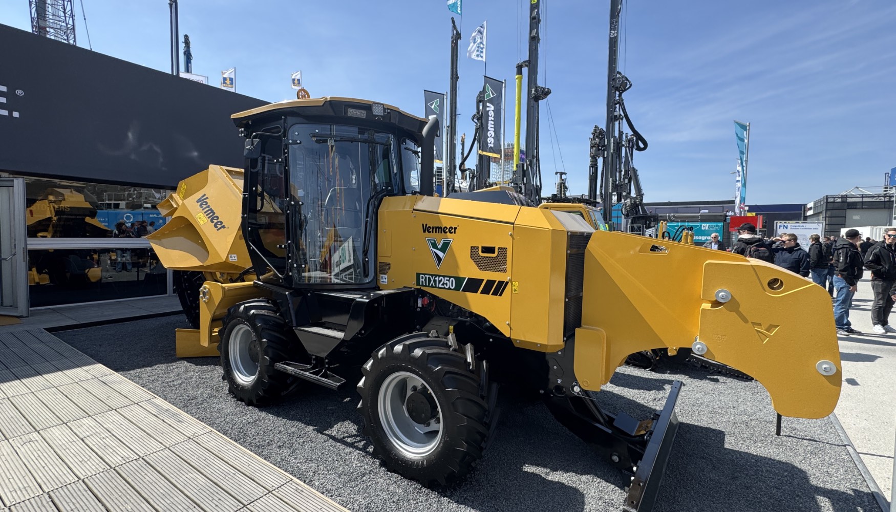 Tambin atrajo la atencin de numerosos visitantes a Bauma el RTX1250 de Vermeer