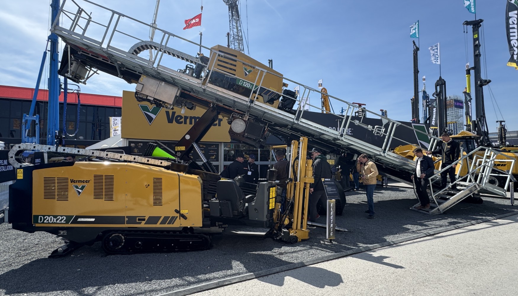 El D20x22 fue otro de los productos destacados en el stand de Vermeer en Bauma 2025