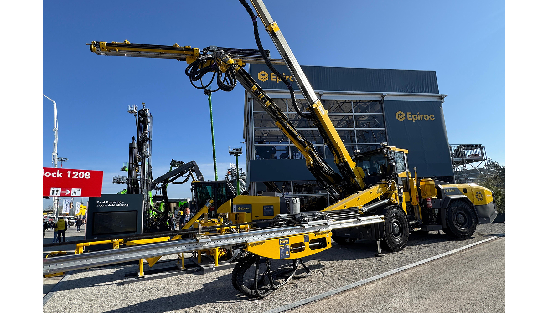 Stand de Epiroc en Bauma