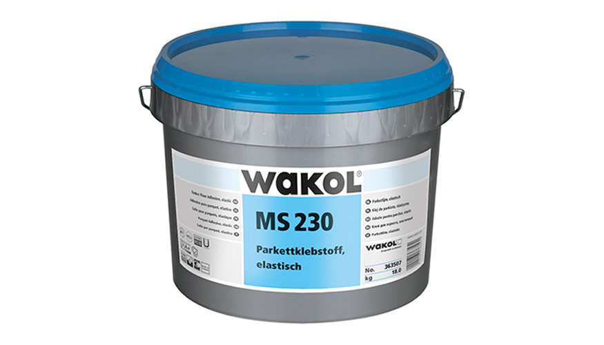 Wakol ha desarrollado productos especficos para parquet multicapa, entre los que destaca el adhesivo Wakol MS230