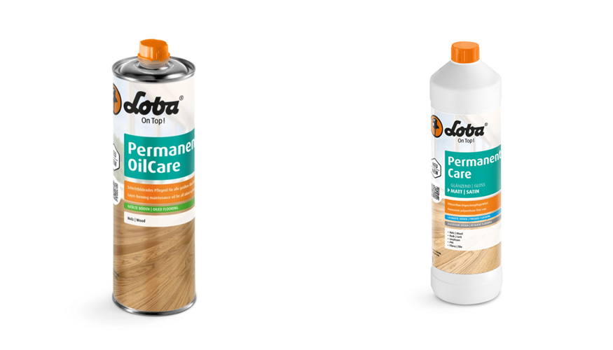 Permanent Care y Permanent Oil renuevan la capa de barniz o aceite sin necesidad de lijado...