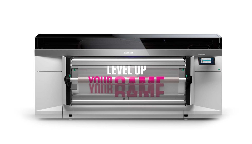 La galardonada serie M de Colorado imprimir en directo en el stand de Canon una gran variedad de aplicaciones grficas de gran formato para puntos...