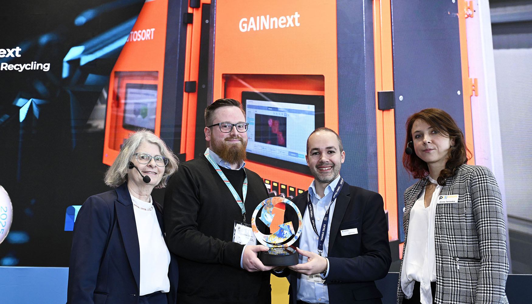 El galardn PRSE representa un reconocimiento clave al esfuerzo colectivo de TOMRA Recycling