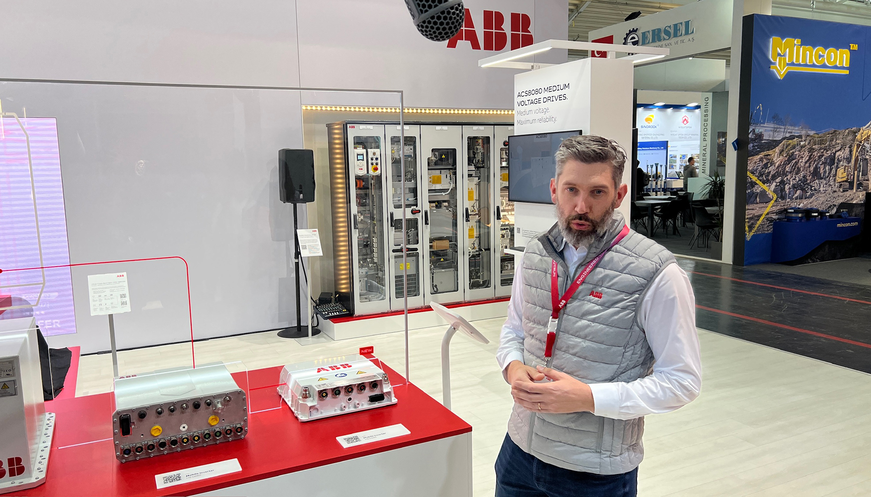 David Segbergs, jefe de producto de Mobile ePower, en la presentacin del Inversor mvil HES580