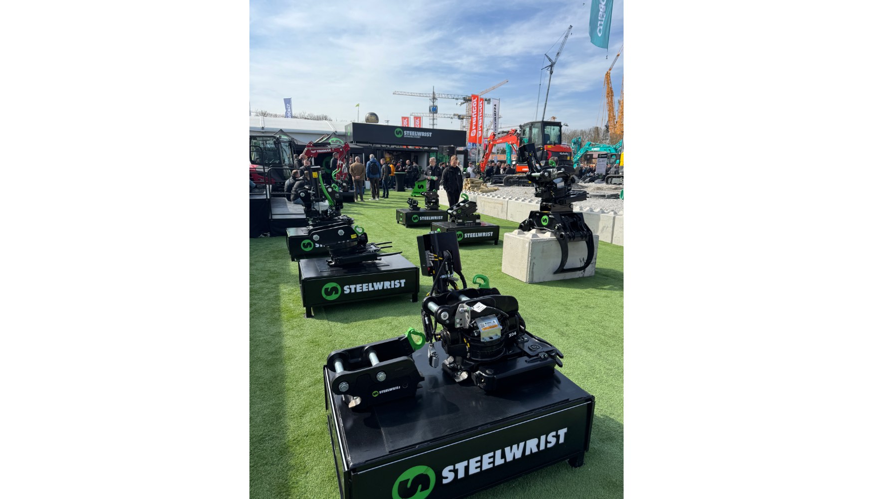 Stand de Steelwrist en Bauma 2025