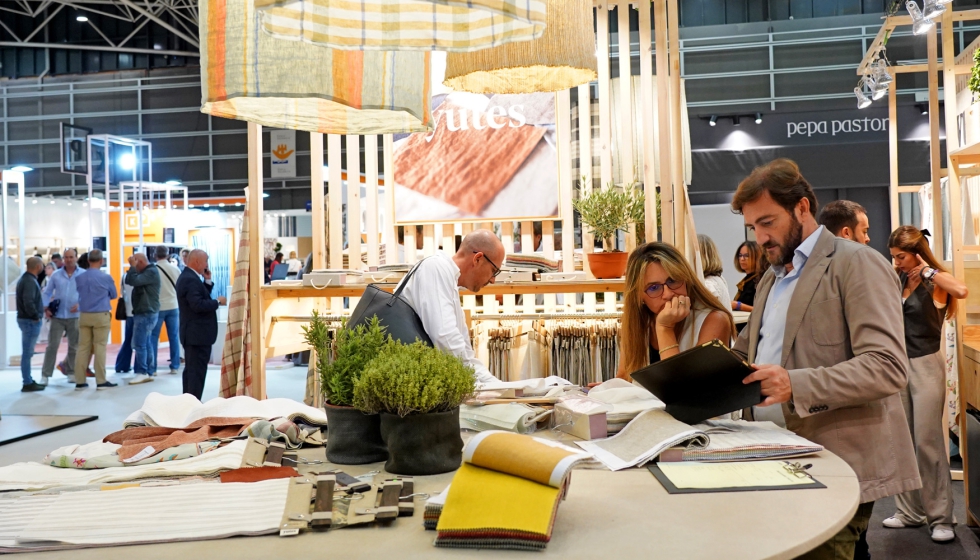 Imagen del espacio de la pasada edici�n de Textilhogar �Orange Forest� dise�ado por Sigfrido Serra que repite en esta edici�n de 2025...