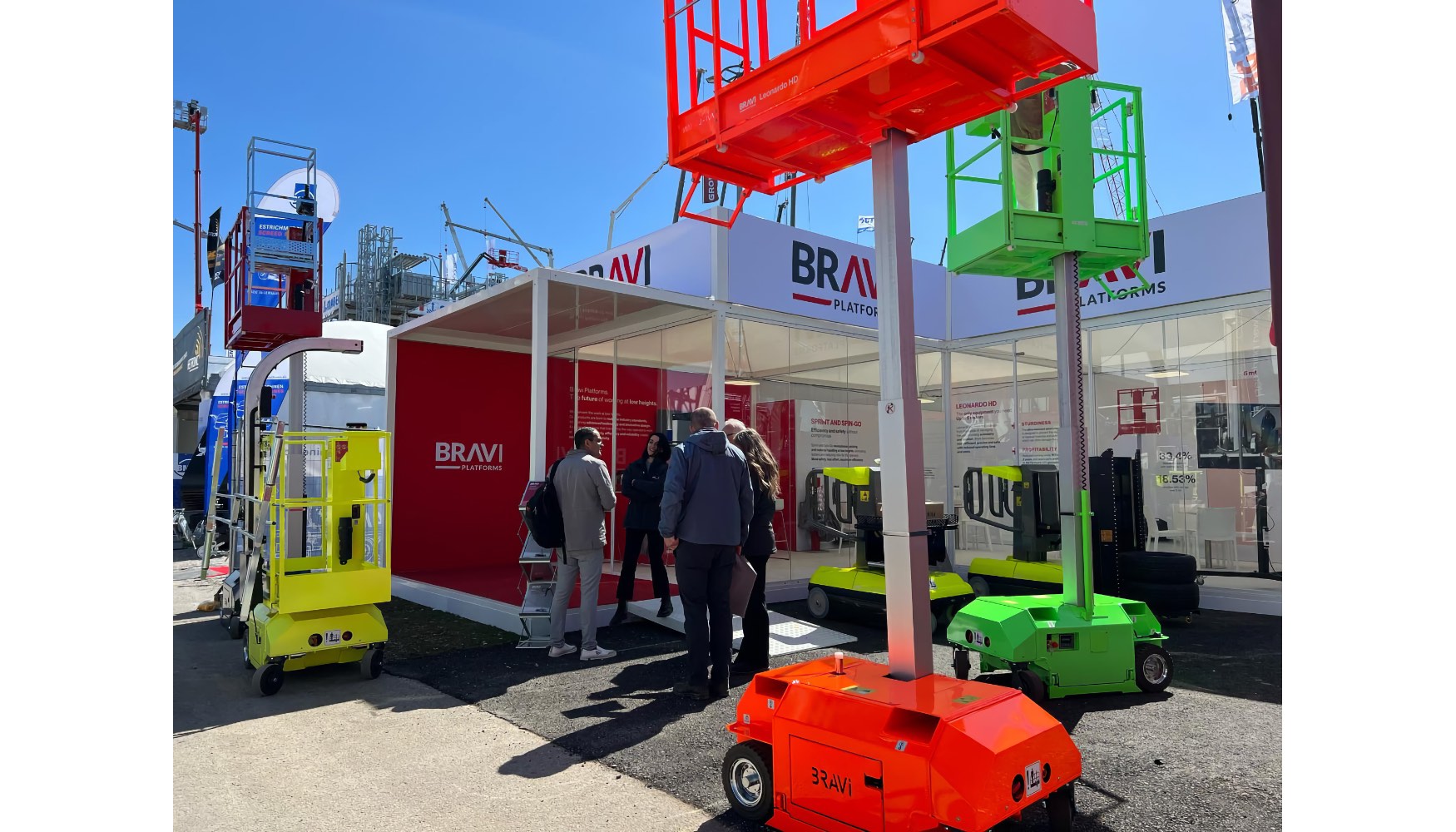 Stand de Bravi Platforms en Bauma 2025