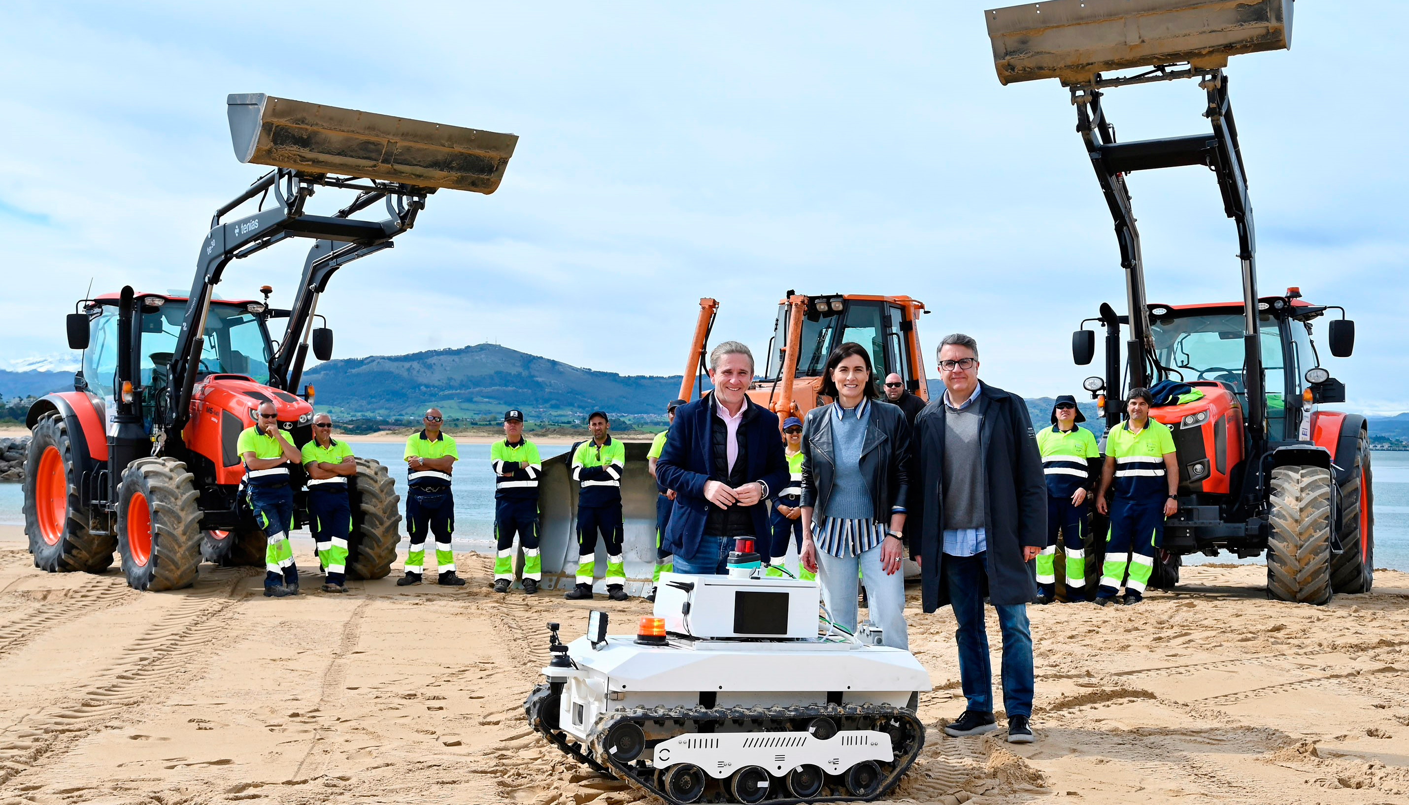 El robot, denominado �UmiBeach�, tiene capacidad para limpiar residuos, como pl�sticos y colillas...