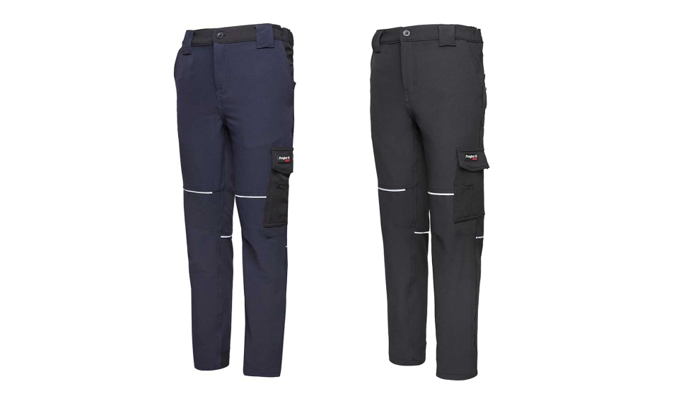 Nuevos pantalones Montana azul (izq.) y negro (dcha.).