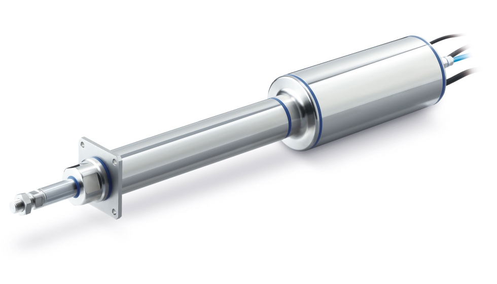 Actuador el�ctrico con v�stago SMC, a prueba de polvo y salpicaduras (equivalente a IP69K) Soporta el lavado
