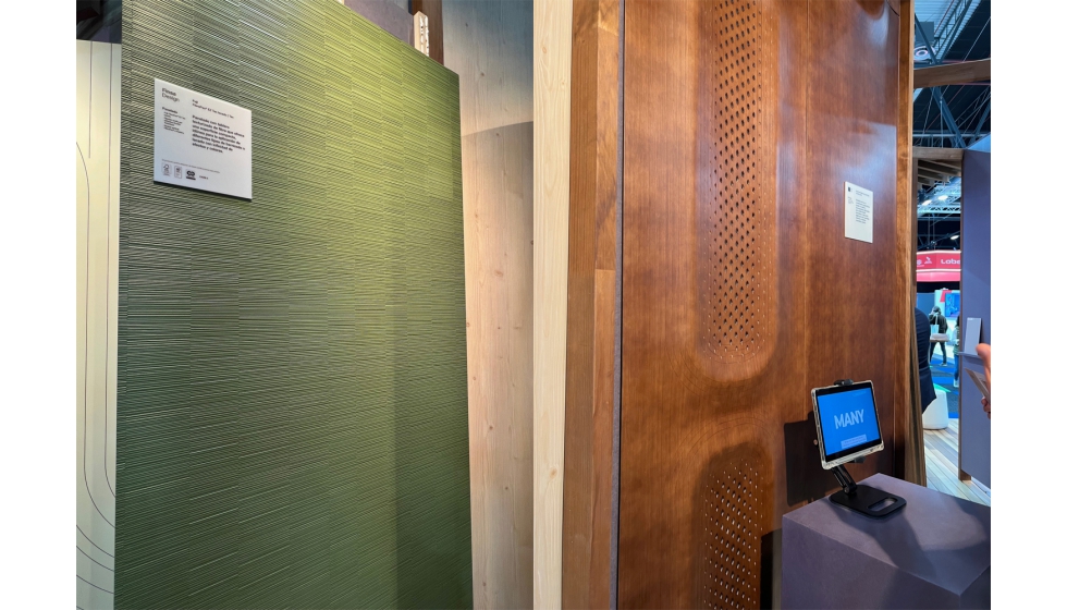 En el �rea de interior, Finsa mostr� una variedad de propuestas para abordar un panelado industrializado