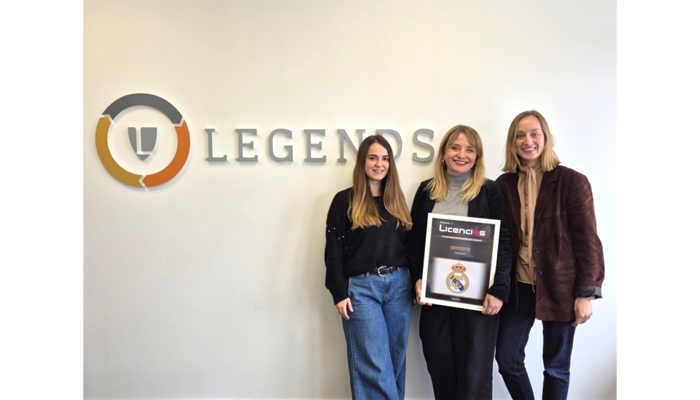 Carolina Gmez, licensing administrator, Marta Corrochano, licensing administrator y Victoria Alba, licensing manager de Legends...
